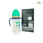 ROVCO PPSU Wide Neck Feeding Bottle 300ml with Handle and Straw - Image 2